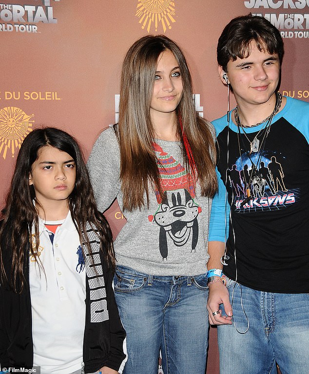 And while Paris Jackson, 25, is something of a showbiz staple, often seen at glitzy events and visiting the city, her brothers Prince, 27, and Deken, 22, are less seen (seen together in 2012)