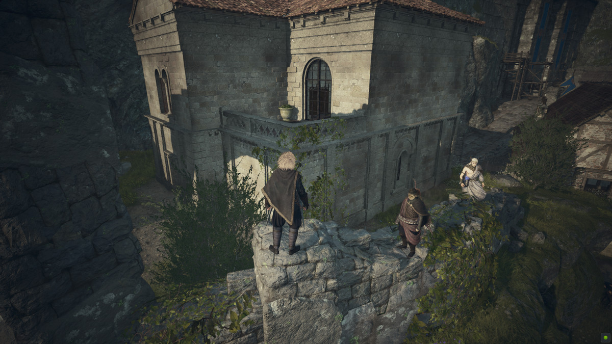 Dragon's Dogma 2 route to Myrrdin's balcony so you can steal Let There Be Light