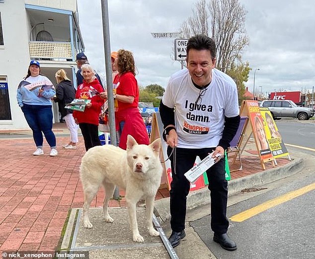 Mr Xenophon (pictured) first entered politics in the South Australian Parliament as an anti-pokies campaigner in 1997, before moving to the Federal Senate where he served for nine years.