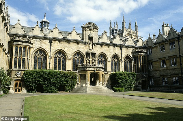 Over a history of almost 700 years, Oriel College (pictured) has educated many vibrant and sometimes brilliant minds, including those of the Elizabethan adventurer Sir Walter Raleigh and the late left-wing historian AJP Taylor.