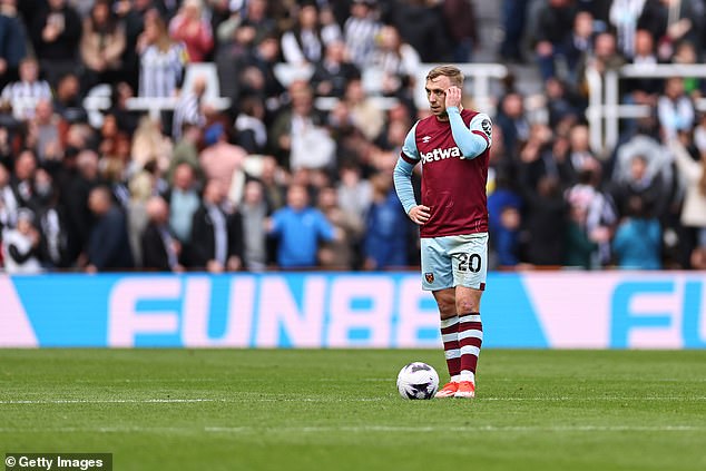 Bowen cut a different figure in the final remains of stoppage time as Newcastle took the lead