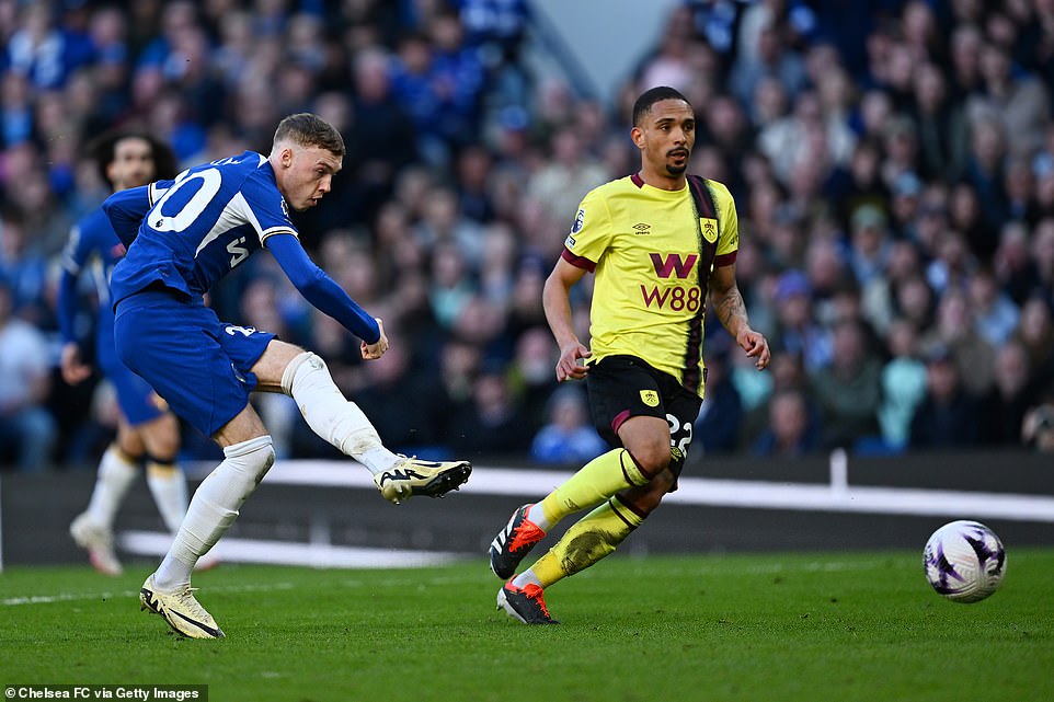 Cole Palmer had given his side the lead for the second time in the match with a neat finish just three minutes earlier