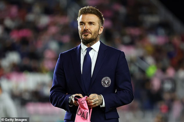 Later tonight, Beckham's Inter Miami team will hope to take on New York City FC