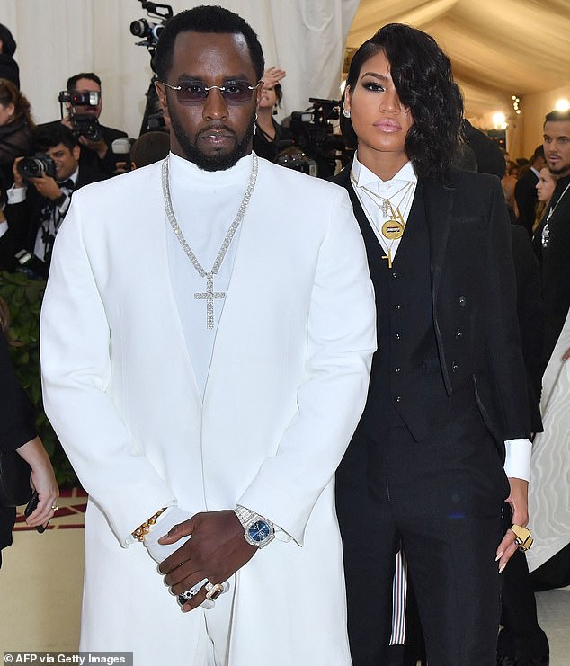 Last year, Diddy was sued by ex Cassie, who claimed she was trafficked, raped, drugged, and brutally beaten on many occasions by Diddy - but a day later, she and Diddy reached a settlement;  in the photo 2018