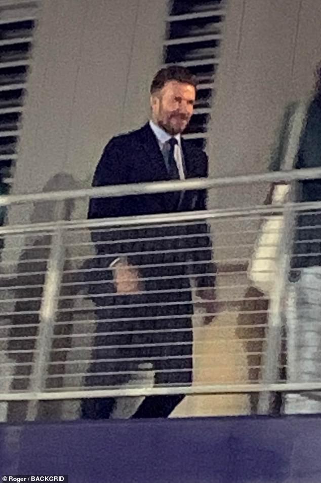 It comes after David was spotted leaving the Dignity Stadium in Carson, California, last month after failing to show up to celebrate his side's equalizer.