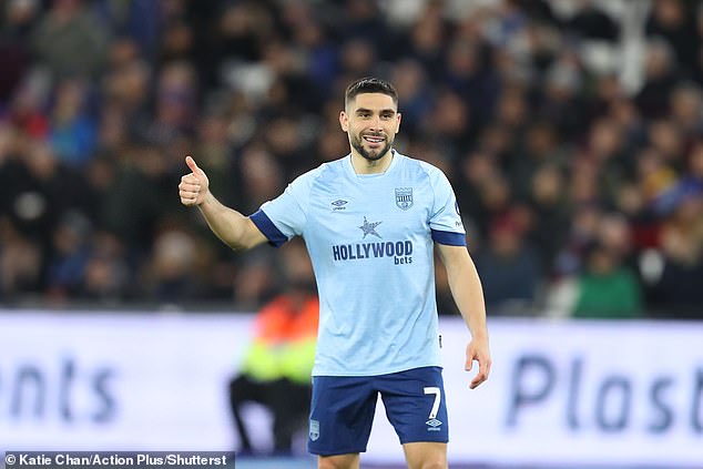 Maupay has been involved in a series of arguments in the Premier League in recent weeks