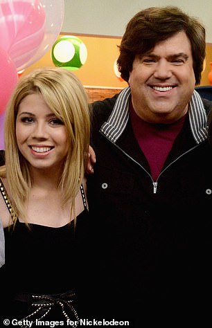 Jennette McCurdy (pictured with Dan Schneider in 2013) has said that she dated a producer in her 30s at age 15 during her role on the Nickelodeon show iCarly