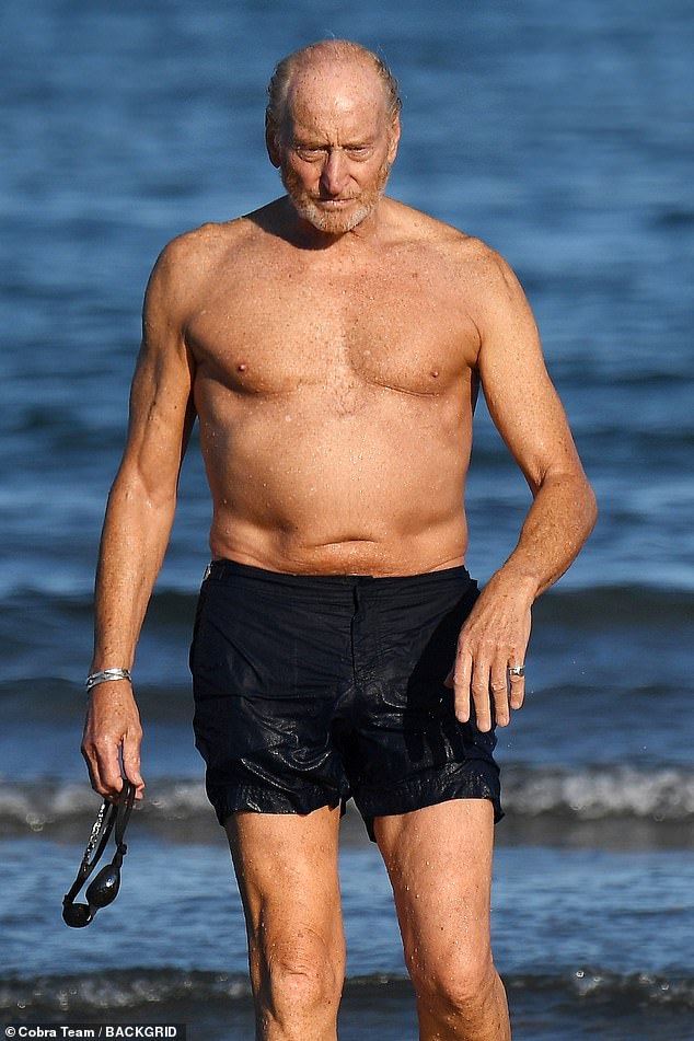 He said he never considered himself attractive, but his eyes started wandering when people started saying he was 'the thinking woman's crumpet' in the 1980s (Photo: Dancing on a beach in Venice in 2020)