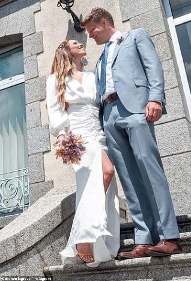 Manon married her partner Luke last June in a picturesque ceremony at a French chateau in her hometown of Louvigné-du-Désert