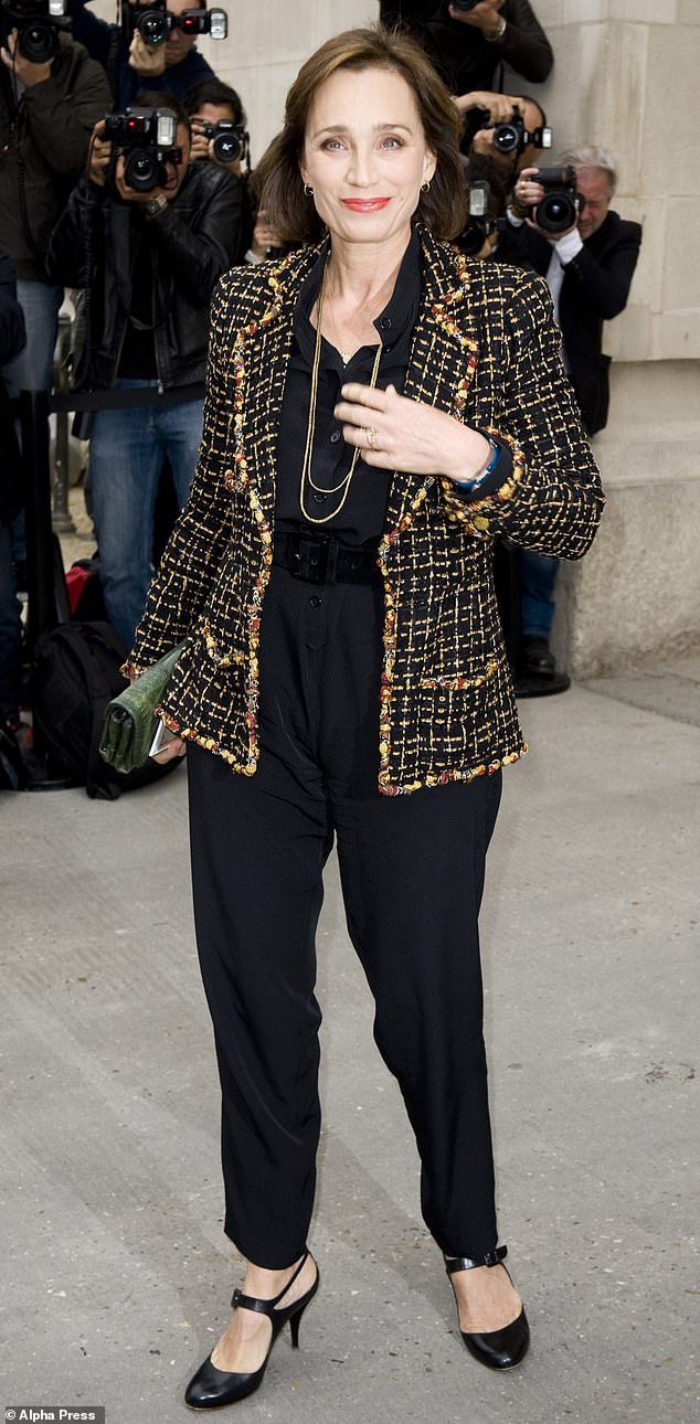 Height advantage: Kristin Scott Thomas's jumpsuit