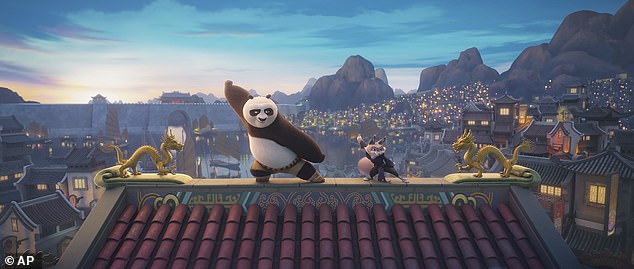 Kung Fu Panda 4 defended its position and gained a foothold at number four.  The animated action adventure voiced by Jack Black and starring Awkwafina grossed $10.2 million this weekend