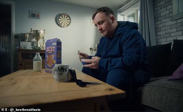 Luke Littler is the face of new breakfast cereal brand BEST, which launched in Tesco on Wednesday