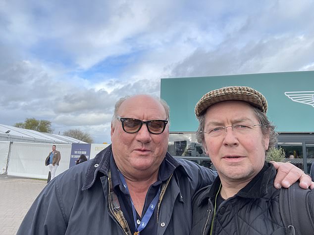 Alan Brazil was pictured at the Cheltenham Festival on Friday after the talkSPORT presenter reportedly 'disappeared'