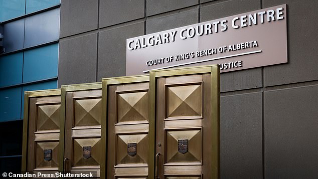 The euthanasia case between father and daughter is being heard at the Calgary Courts Center in Alberta