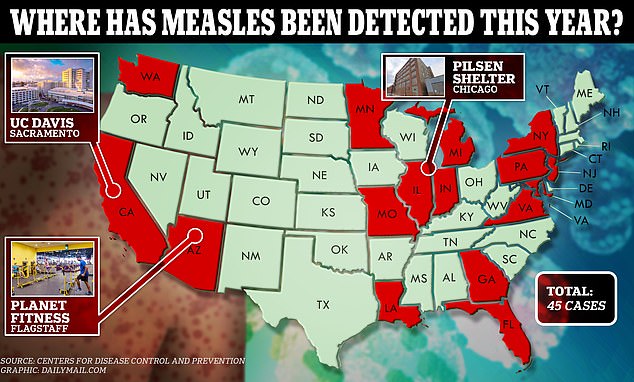 America on brink of measles MAYHEM Hundreds feared being infected