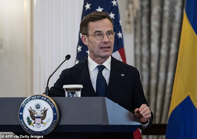 Sweden joined NATO on March 7.  Prime Minister Ulf Kristersson will attend the president's State of the Union address