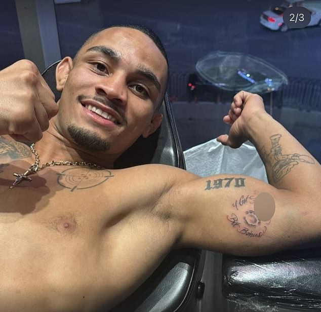 Andre Lima gets TATTOO of bite marks left by UFC