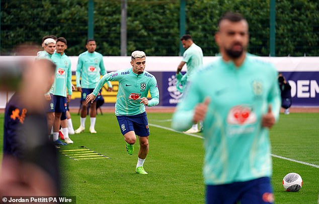 Pereira insists Brazil don't feel there is a big gap with England despite the Three Lions having a more settled squad