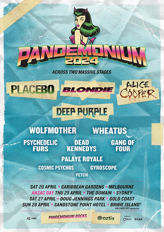 New rock festival Pandemonium Rocks is canceled this year