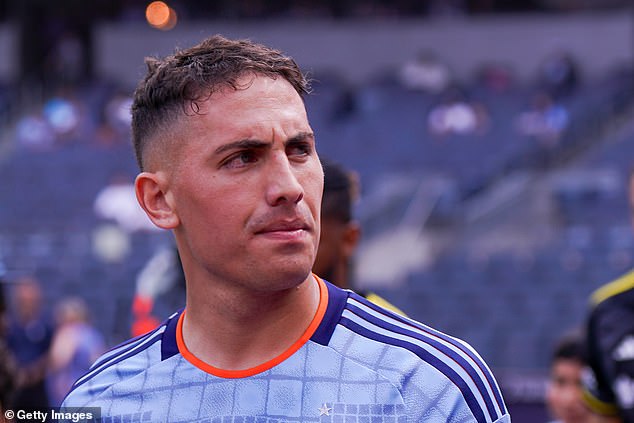 Braian Cufre, who played for NYCFC last season, is one of four players arrested for rape