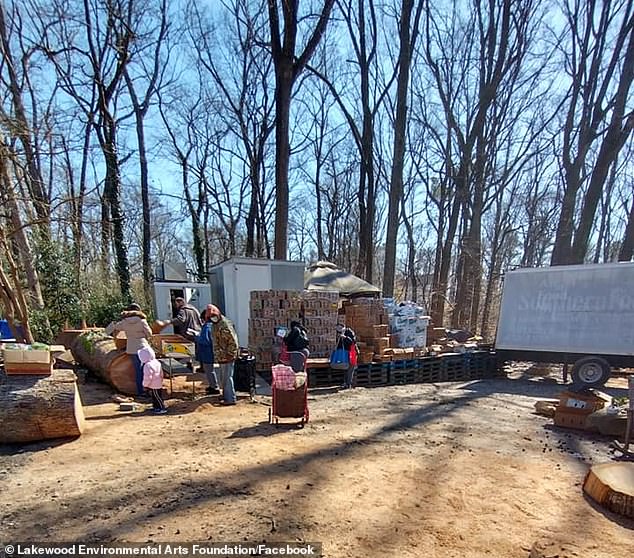 A photo of Morris' property while it was still home to his now-defunct nonprofit, the Lakewood Environmental Arts Foundation