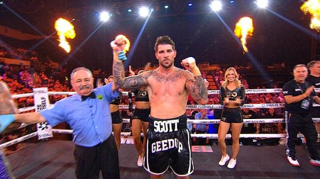 Boxing promoters No Limit have been criticized by Australian fans after offering fallen NRL star Curtis Scott (pictured) the chance to revive his sporting career in the ring