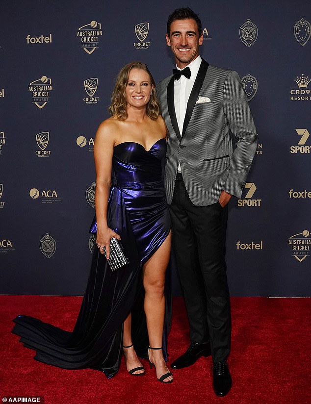 Cricket stars Mitchell Starc and Alyssa Healy have bought a beautiful mansion in Sydney's north for $24 million.  Both shown