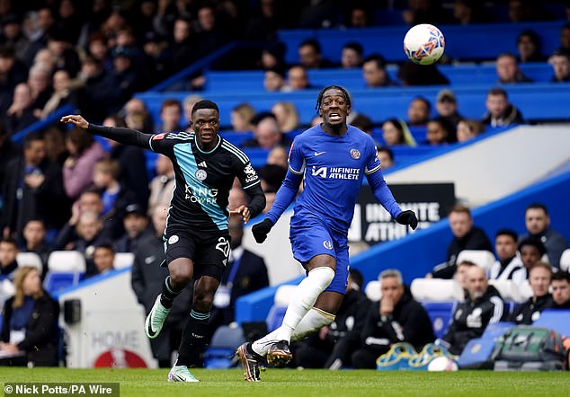 Axel Disasi's backpass sailed into the far corner, with Robert Sanchez nowhere to be seen