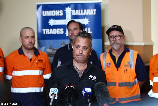 Australian Workers Union Victorian branch secretary Ronnie Hayden has called for Victoria's workplace death laws to be 'taken into effect' in lieu of the 37-year-old man's death