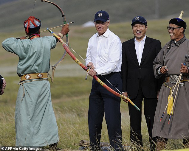 Straight shooter: Biden tells a long story about a 2011 trip to Mongolia while being bombarded by Special Counsel Robert Hur with questions about classified documents