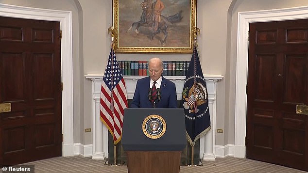 “We're going to get it back up and running as quickly as possible,” President Joe Biden said