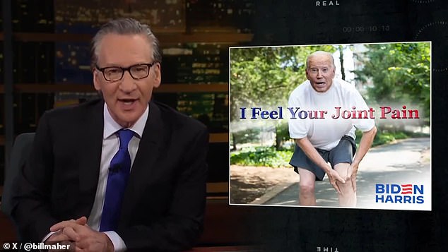 'Real Time' host Bill Maher urged President Biden to embrace his age and suggested he should 'let his old fart flag fly'