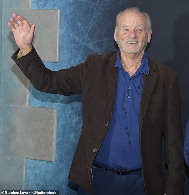 Bill Murray, 73, appeared to be in great spirits as he attended the premiere of the new movie Ghostbusters: Frozen Empire at the AMC Lincoln Square New York in New York City