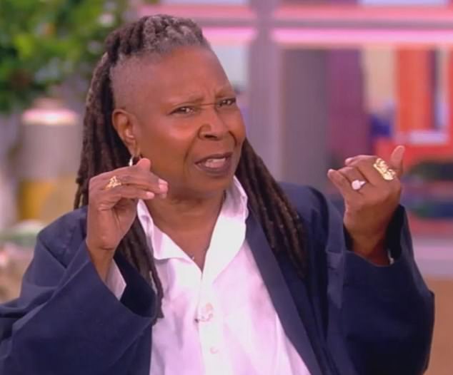 Whoopi Goldberg criticized her co-hosts of The View on Wednesday for 'buying into' Kate Middleton's conspiracy theories