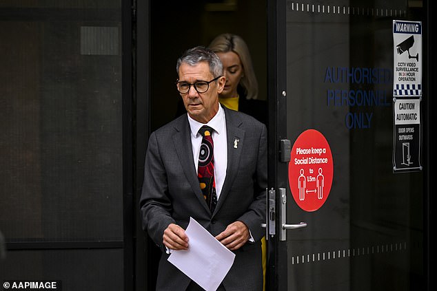 The inquiry committee was set up after ACT DPP Shane Drumgold (pictured) alleged there was political interference in the investigation into Mr Lehrmann