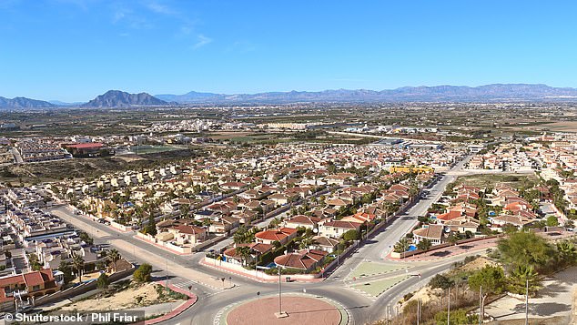 Police have arrested two people after a British pensioner died at a property in Rojales on the Costa Blanca (pictured)