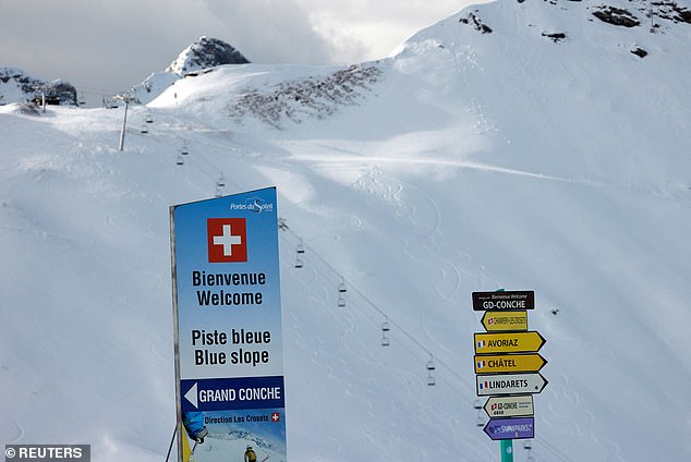 It comes a month after another British skier fell during an ill-fated attempt to descend the notoriously difficult 'Swiss Wall' route in the Portes du Soleil area, near Avoriaz.