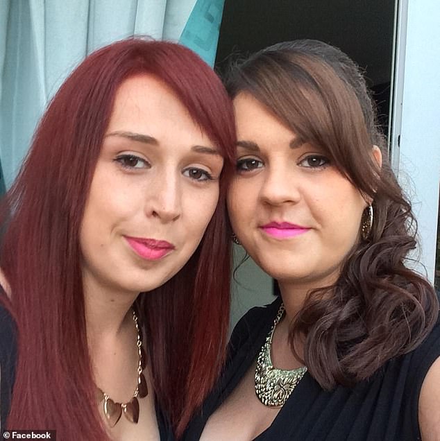 Days later, test results showed she was suffering from stage four adenocarcinoma, an aggressive cancer of the glands that secrete mucus.  Doctors originally gave her between six months and a year to live when Ms Gallacher was diagnosed in January.  Pictured: Fiona, left, with sister Kellyann