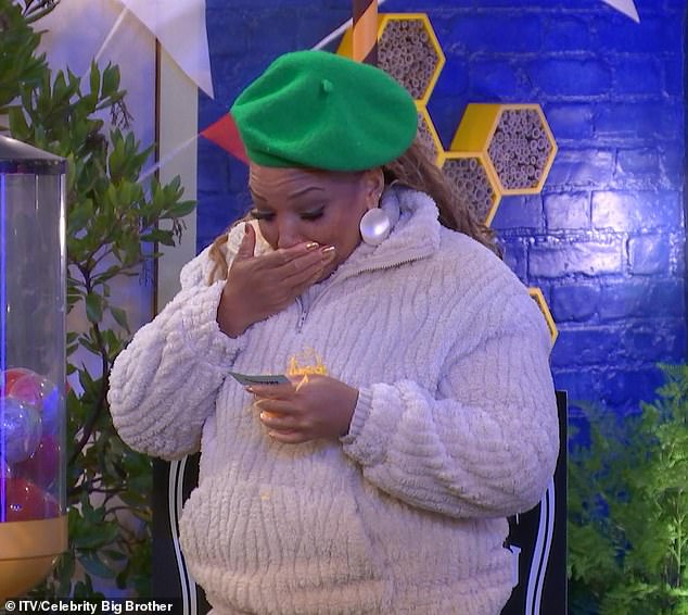 Celebrity Big Brother bosses have broken a strict show rule by informing a housemate they have been nominated for a major award, leaving them in tears