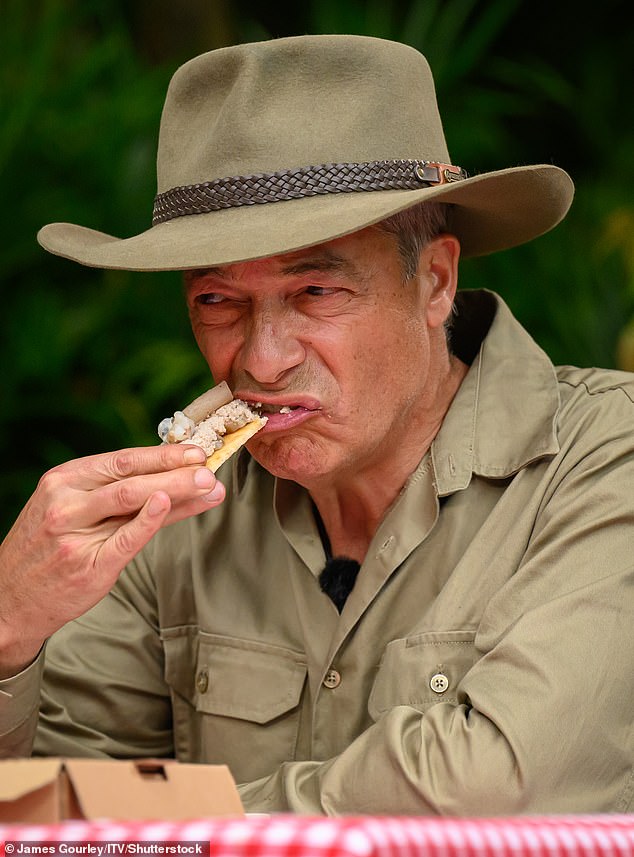 Fans were unimpressed, claiming that the once iconic series had been 'reduced to copying' fellow ITV show I'm A Celeb and that it is incredibly similar to Bushtucker Trial (Nigel Farage pictured on I'm A Celeb from 2023)