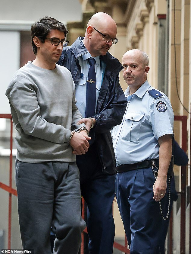 Sako (pictured in handcuffs) was denied a life sentence on February 29 after he was found to have serious mental disorders that impaired his judgment