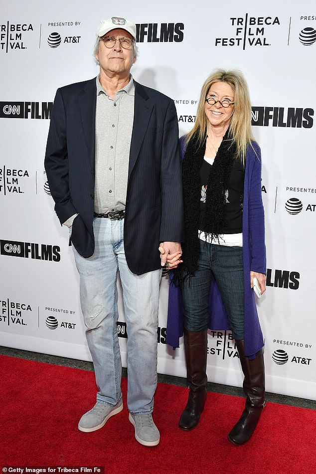 The famed comedian and actor has been with his wife Jayni Chase for over 44 years, including 41 years as a married couple;  they are pictured in New York in April 2018