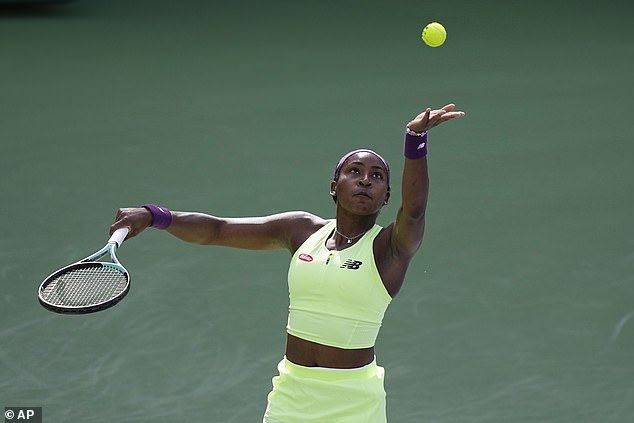 Coco Gauff will play in her first semi-final at Indian Wells on Thursday after beating Yuan Yue