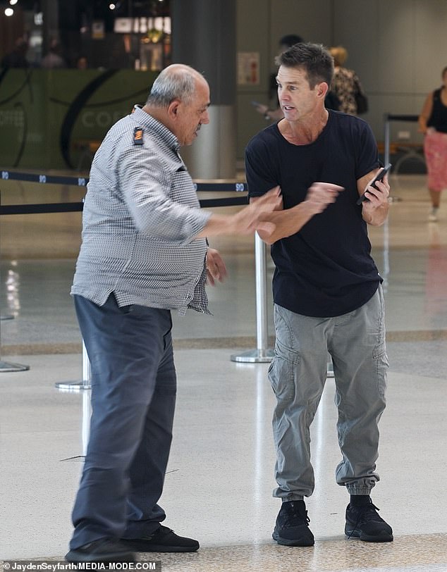 Ben Cousins ​​has rebuilt his life after a very public fall from grace in the late 2000s, but his patience was recently tested.  In the photo: Ben and taxi driver