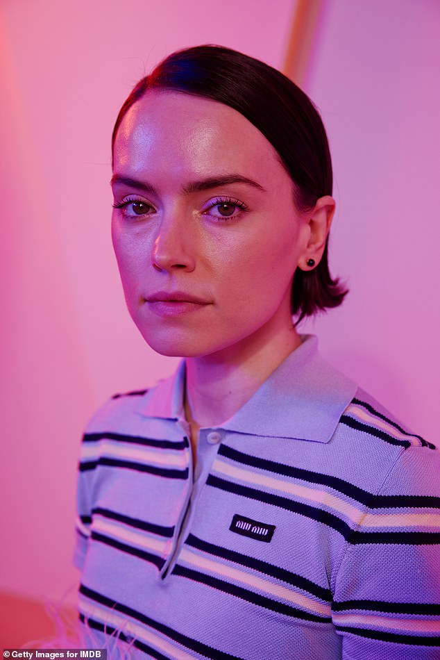 Daisy Ridley cut a chic figure on Saturday as she posed up a storm for her latest IMDB portrait photos