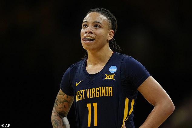 JJ Quinerly was one of two WVU players to foul while her team made 25 fewer free throws