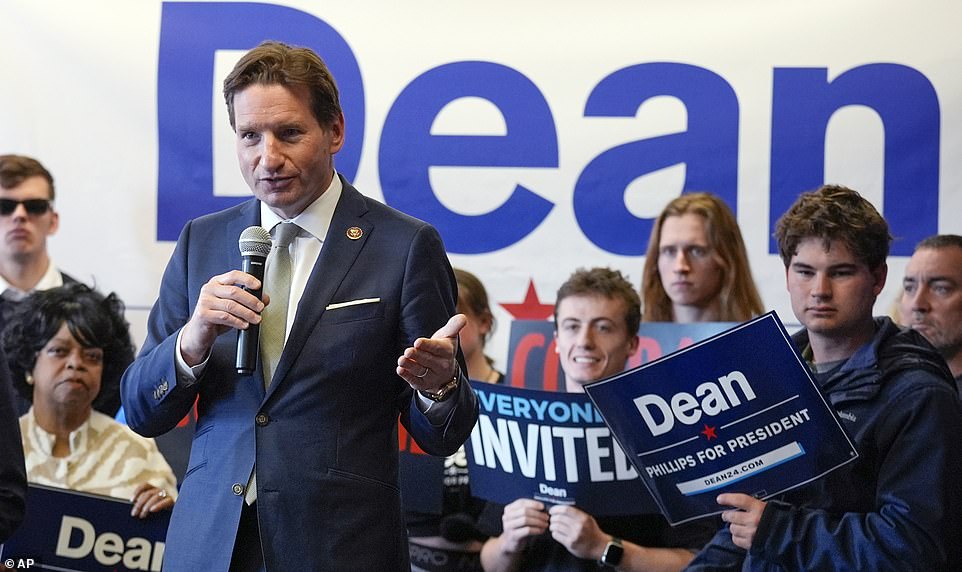 Longshot Democratic presidential candidate Dean Phillips dropped out of the race Wednesday afternoon after failing to gain traction in the primaries.  The Minnesota lawmaker and heir to one of America's biggest drinking dynasties suspended his campaign after a disastrous Super Tuesday, where President Joe Biden dominated virtually every race.