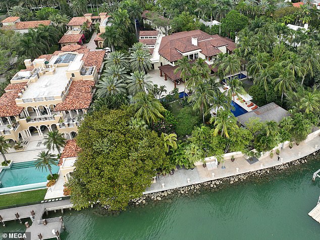Diddy bought luxury estates next to each other on the very wealthy Star Island in Miami Beach.  He took out multiple mortgages for each