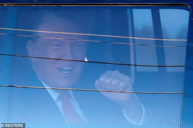 Former President Donald Trump arrived at a federal courthouse in Fort Pierce, Florida, on Thursday for the final hearing in the classified documents case