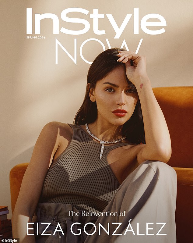 Gonzalez, who is of Mexican descent, posed for the Spring 2024 cover of InStyle this month